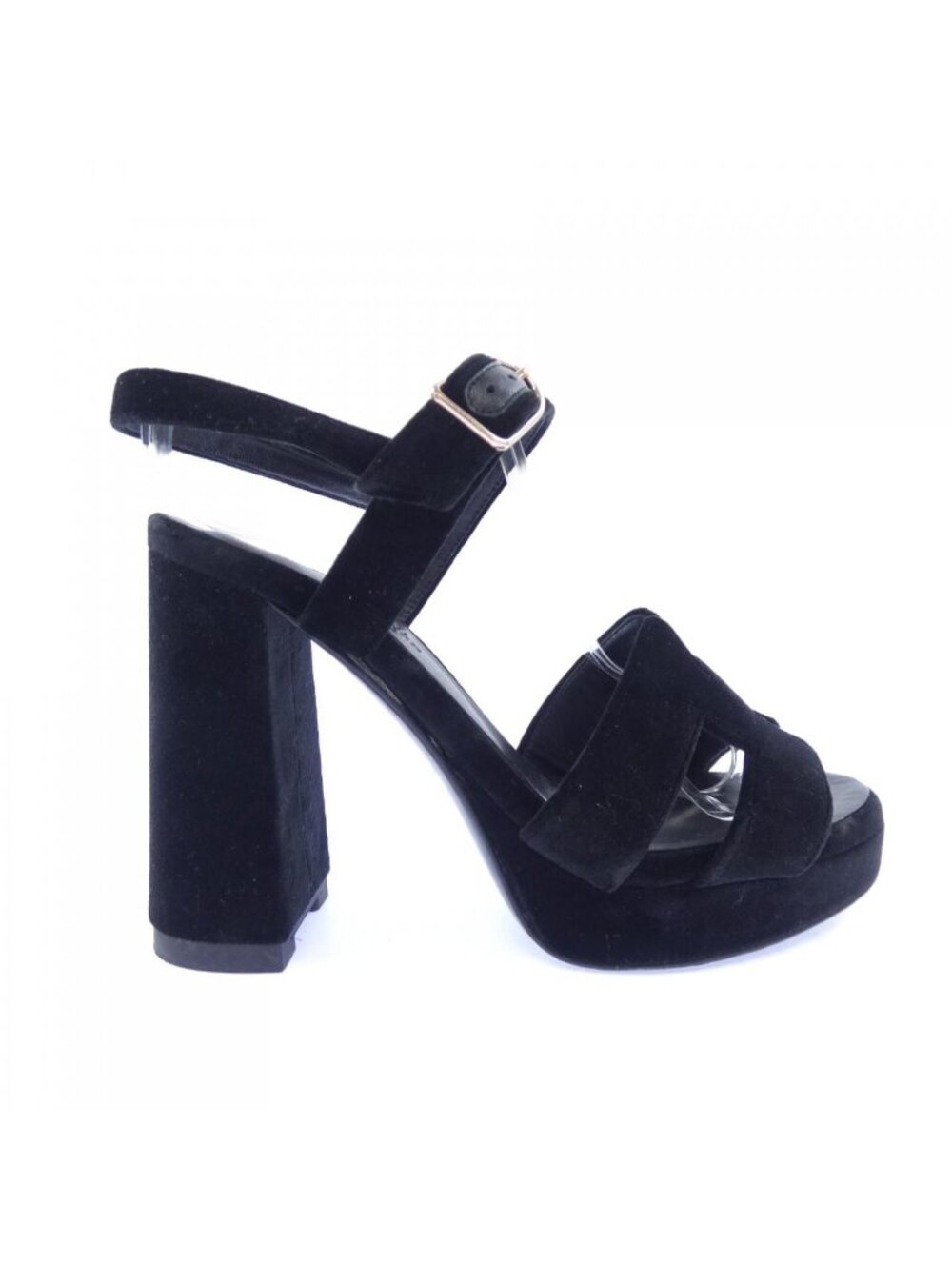 ★SOLD★ Hermes Jazz Sandals Black - Picture 1 of 6